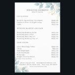 Modern, white-green Leafy Flyer<br><div class="desc">Modern leafy flyer in white,  green. Edit your product in minutes by adding your data. You can change the font/colour/position by "further personalisation".</div>