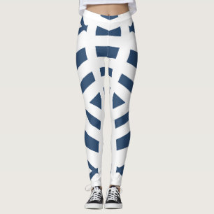 Modern white grey classic "Ratti_Creative_Arts" Leggings