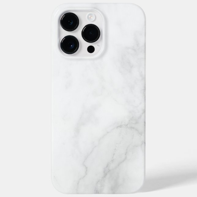 Modern White Marble Case-Mate iPhone Case (Back)