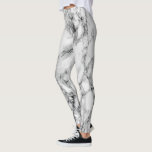 Modern White Marble Leggings<br><div class="desc">Modern White Marble Leggings MIGNED Design</div>