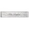 Modern White Marble Luxury Designer Desk Nameplate