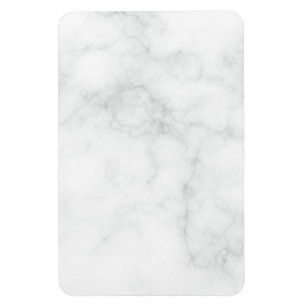 Modern White Marble Magnet