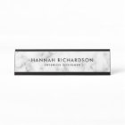 Modern White Marble | Personalised