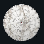Modern White Marble Texture Pattern Dartboard<br><div class="desc">Modern White Marble Texture Pattern. Perfect gift for those looking for something simple and minimal.</div>