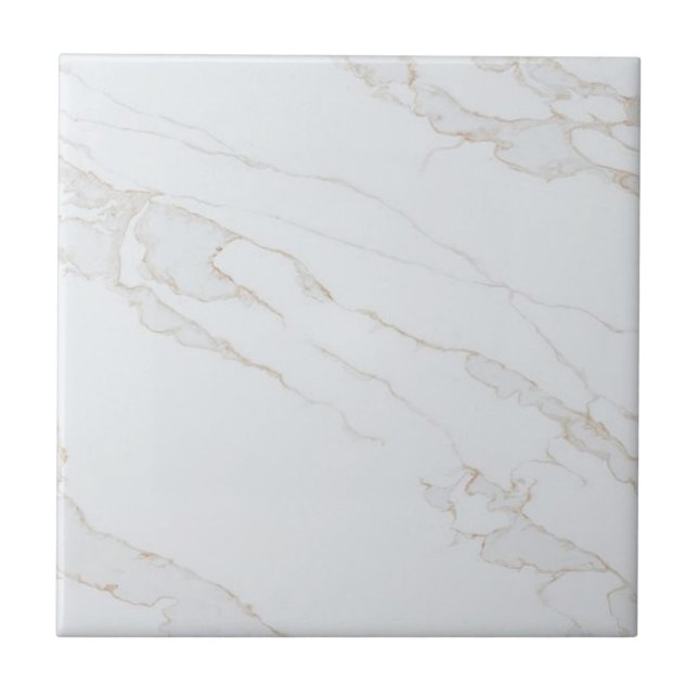 Modern White Oro  Ceramic Tile (Front)