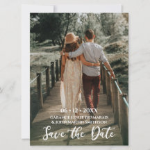 Modern White Sage Green Fresh Spring Photo Wedding