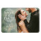 Modern White Swirls | Custom Photo Save The Date