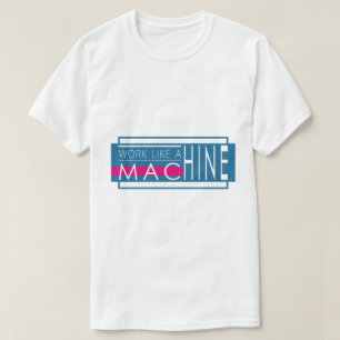 Modern White Text Typography Design T-Shirt
