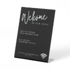 Modern Wifi Network Password Guest Information