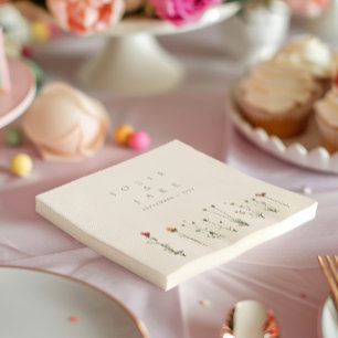 Modern wild flowers Napkins