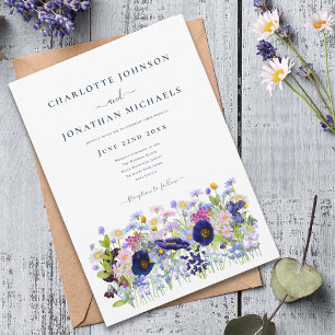 Modern Wildflower Meadow Invitation