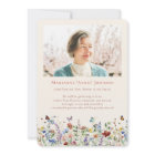 Modern Wildflower Memorial Celebration of Life