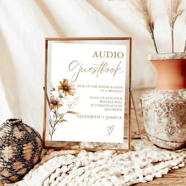 Modern wildflowerGold Grazing table Sign (Creator Uploaded)