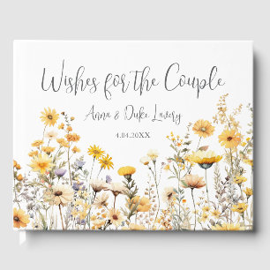 Modern Wildflowers Guest Book