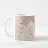 Modern Wildflowers Ivory Arch Frame