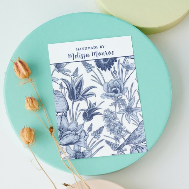 Modern Wildflowers Necklace Jewellery Display Card (Creator Uploaded)