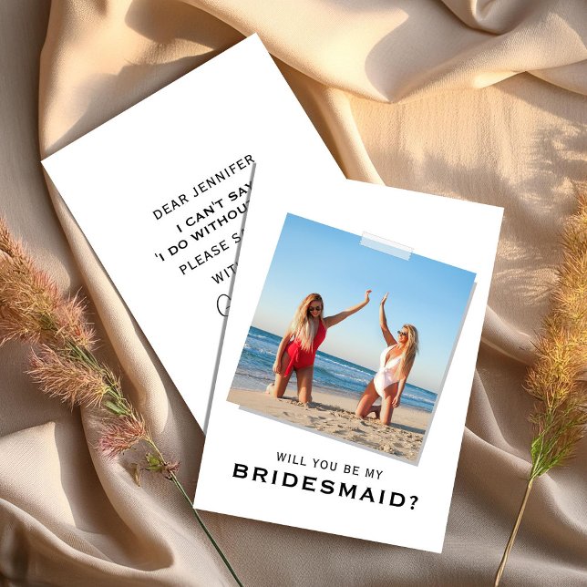 Modern Will You Be My Bridesmaid? Proposal (Creator Uploaded)