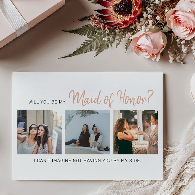 Modern Will You Be My Maid of Honour? Proposal (Creator Uploaded)