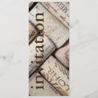 modern wine corks - winetasting bridal shower