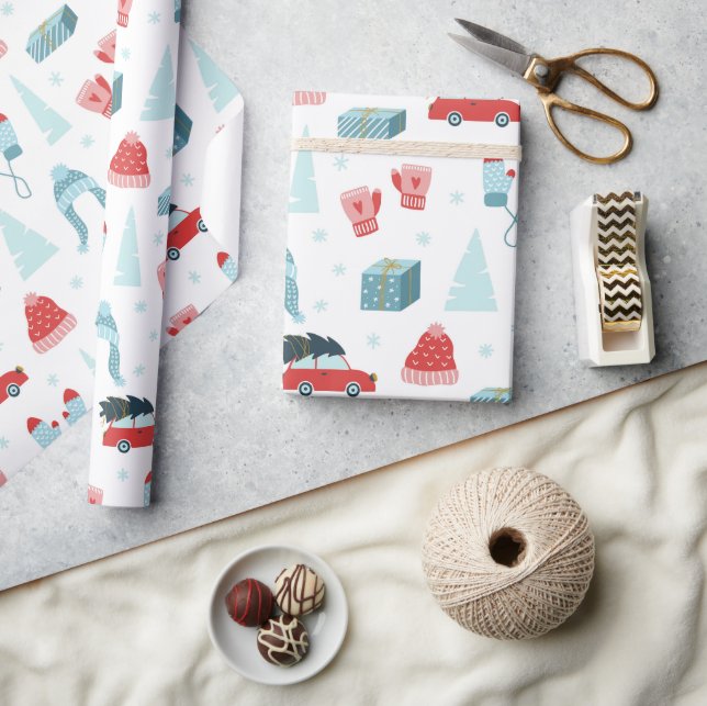 Modern Winter Christmas  | Holidays Wrapping Paper (Crafts)