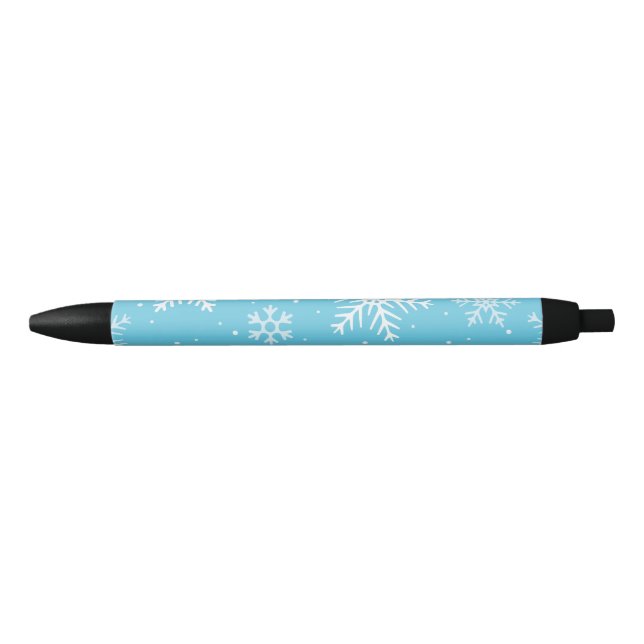 Modern winter pattern black ink pen (Front)
