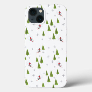 Modern Winter Snow Ski  iPhone 13 Case