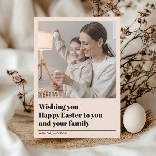 Modern Wishing You Happy Easter Photo Gift