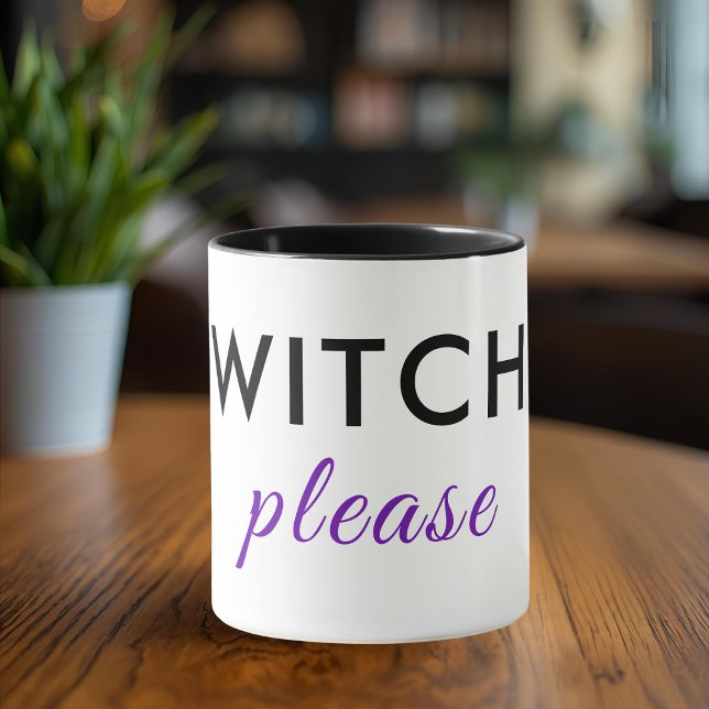 Modern Witch Please Halloween Mug – Minimal Chic (Creator Uploaded)
