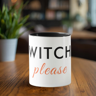 Modern Witch Please Halloween Mug – Minimal Chic