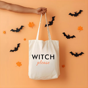 Modern Witch Please Halloween Tote Bag – Trendy