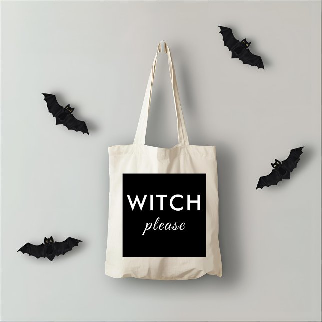 Modern Witch Please Halloween Tote Bag – Trendy (Creator Uploaded)