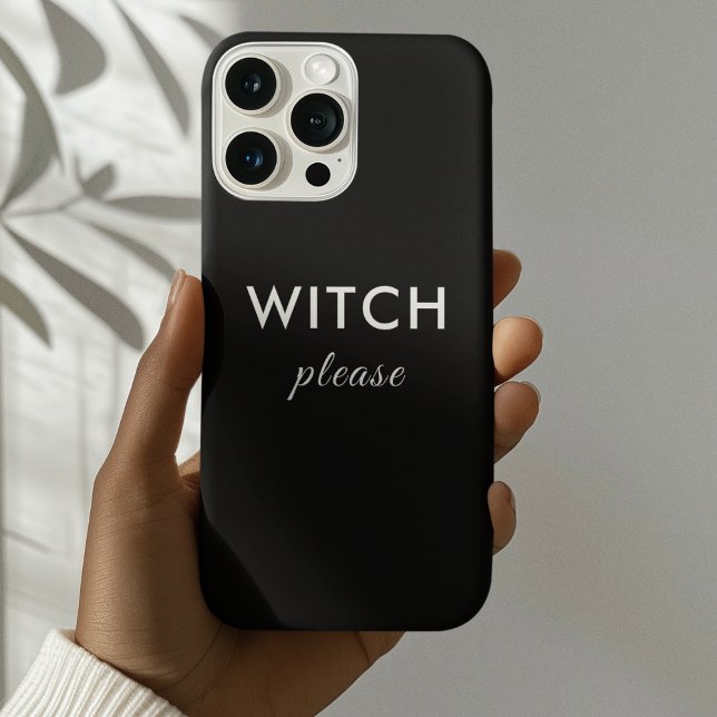 Modern Witch Please Phone Case – Trendy Minimal (Creator Uploaded)