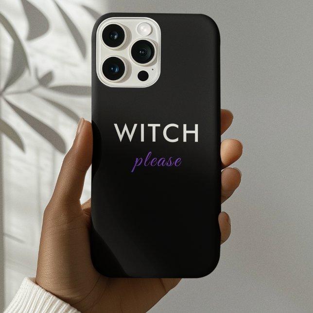 Modern Witch Please Phone Case – Trendy Minimal (Creator Uploaded)