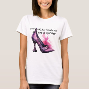 Modern Witch Womens Cute Pink Halloween T-Shirt