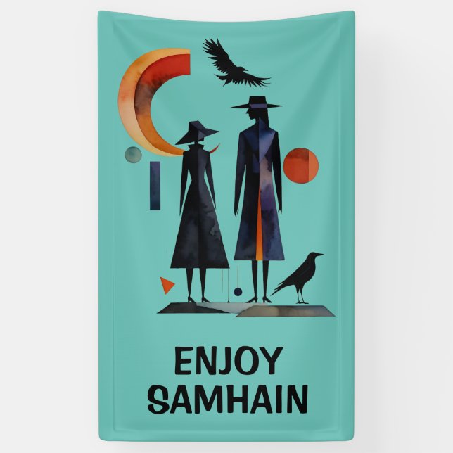 Modern Witches - an abstract artwork 2 - Fan Fun Banner (Vertical)