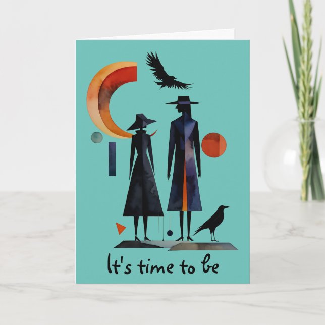 Modern Witches - an abstract artwork 2 - Fan Fun Card (Front)
