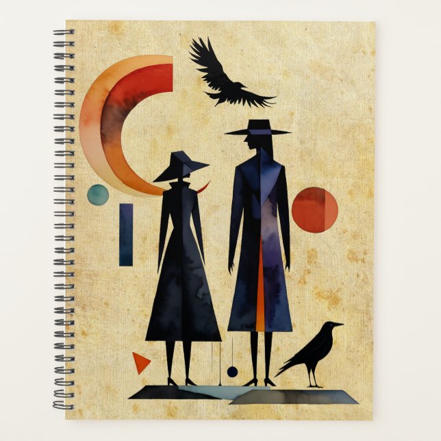 Modern Witches - an abstract artwork 2 - Fan Fun Planner (Front)