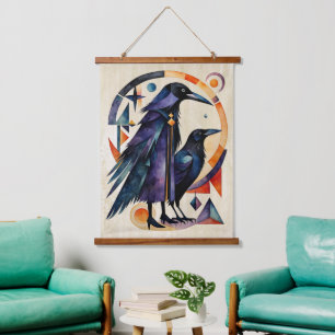 Modern Witches - an abstract artwork 4 - Fan Fun Hanging Tapestry