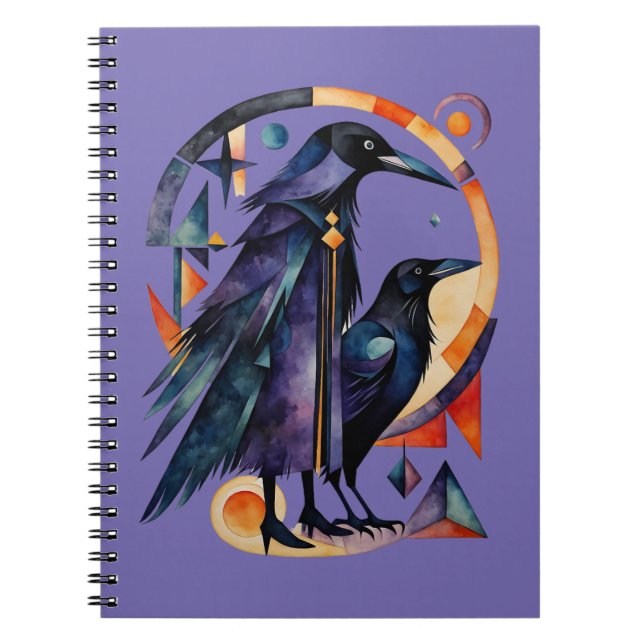 Modern Witches - an abstract artwork 4 - Fan Fun Notebook (Front)