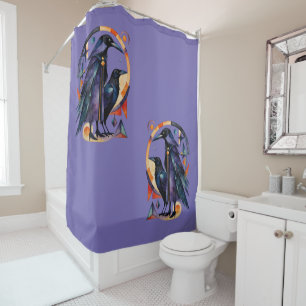 Modern Witches - an abstract artwork 4 - Fan Fun Shower Curtain