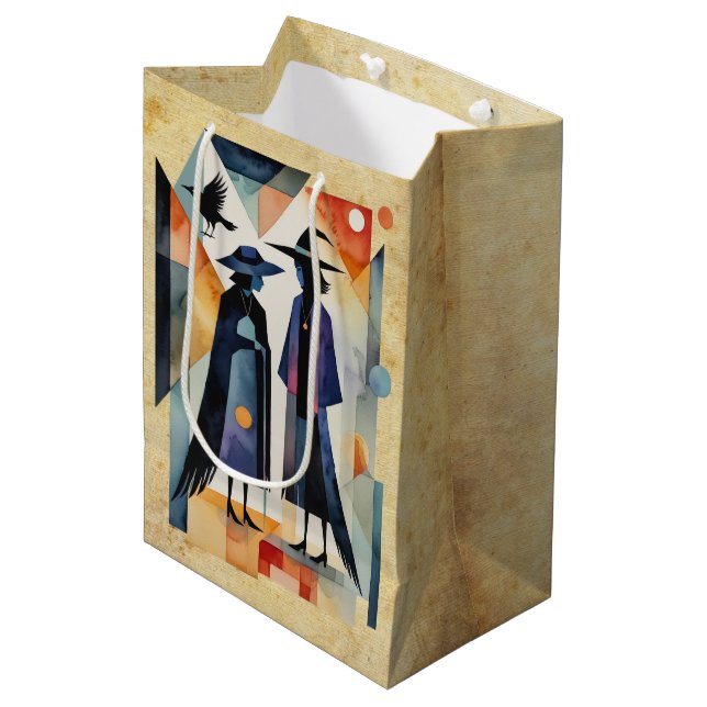 Modern Witches - an abstract artwork 6 - Fan Fun Medium Gift Bag (Front Angled)