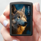 Modern Wolf Lover Personalised