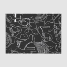 Modern Woman, Line Abstract