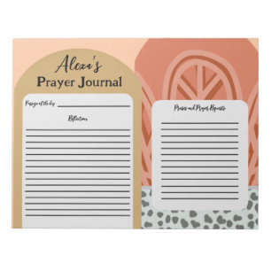 Modern Womens Christian Daily Prayer Journal Notepad