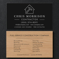 Modern Wood Accent Construction Contractor