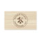Modern wood grain look professional carpenter logo