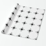 Modern Wrapping Paper<br><div class="desc">Geometric Pattern. Black and white.</div>