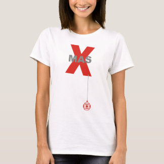 Modern Xmas with Christmas Tree Ornament T-Shirt