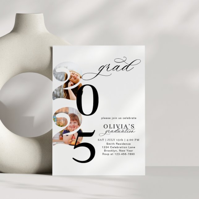 Modern Year Photo Template Graduation Party (Creator Uploaded)