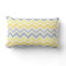 Modern Yellow and Grey Ombre Chevron Stripes